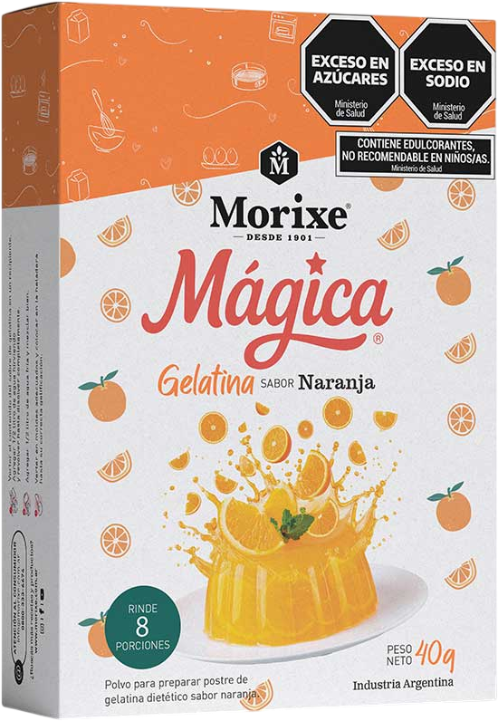 MORIXE GELATINA x40g NARANJA