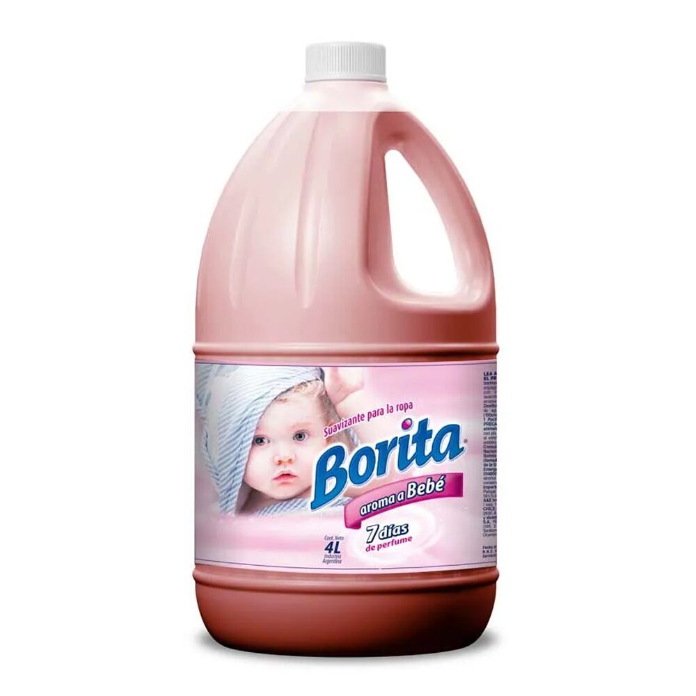 BORITA SUAVIZANTE x4L BEBE