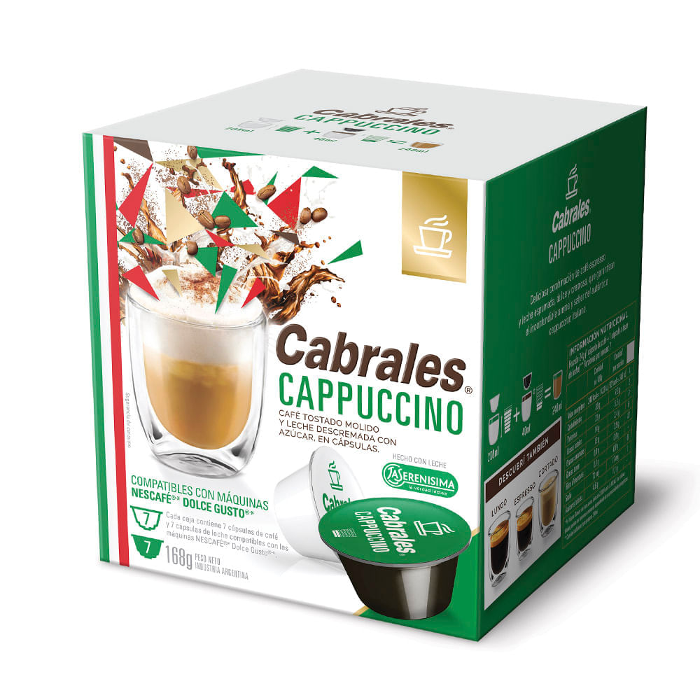 CABRALES CAPSULA 6x24g CAPPUCCINO