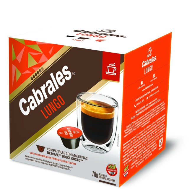 CABRALES CAPSULA 10x7g LUNGO