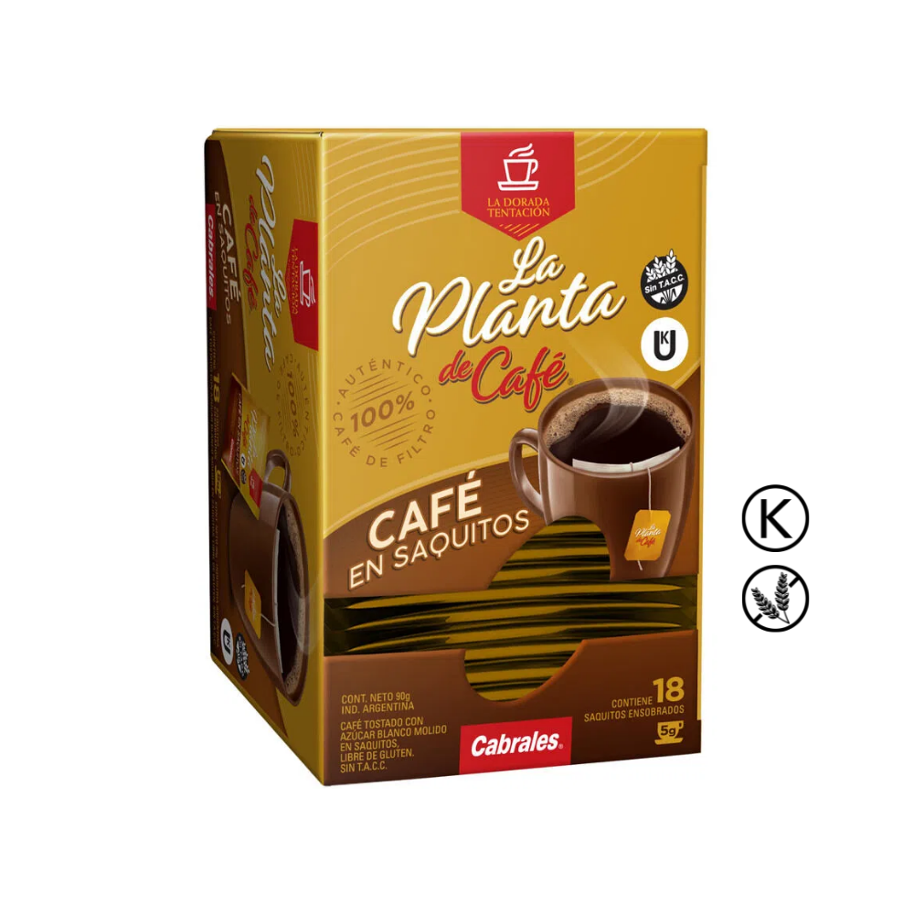 LA PLANTA DE CAFE SAQUITO x18u