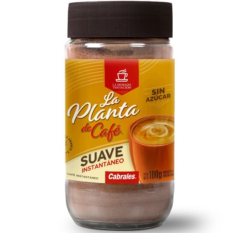 LA PLANTA DE CAFE SUAVE x100g FRASCO