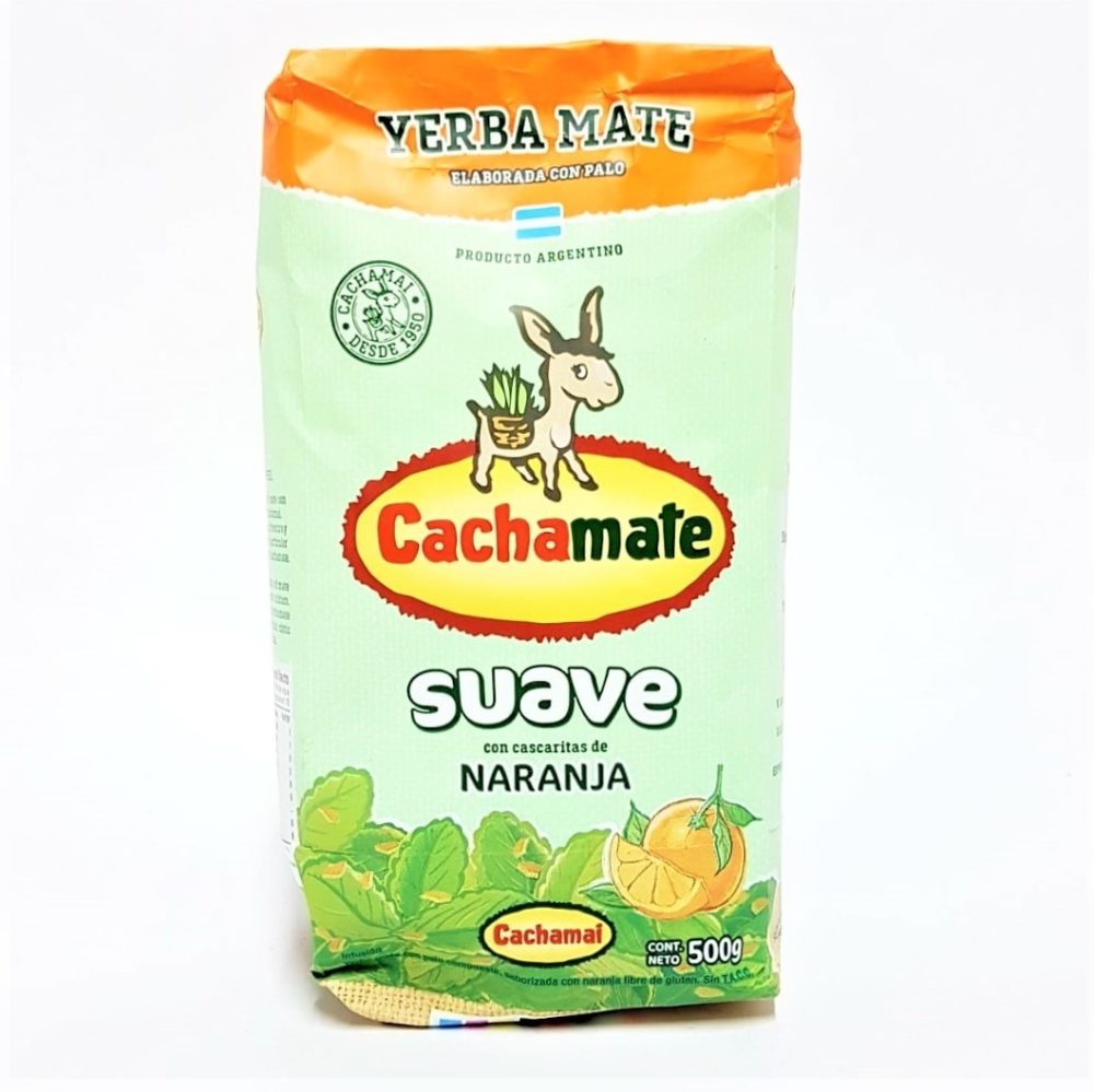 CACHAMATE YERBA x500g NARANJA
