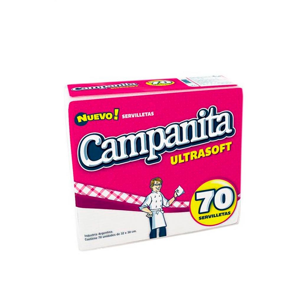 CAMPANITA SERVILLETA x70u SOFT