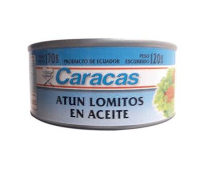 CARACAS ATUN LOMITO x170g ACEITE-AGUA