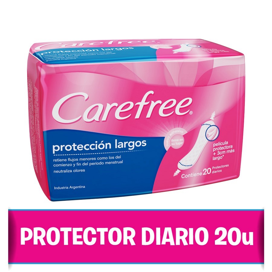 CAREFREE PROT x20u PROTECCION LARGOS