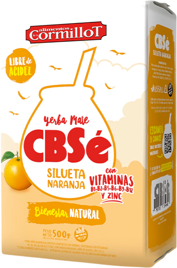 CBSE YERBA x500g NARANJA SILUETA