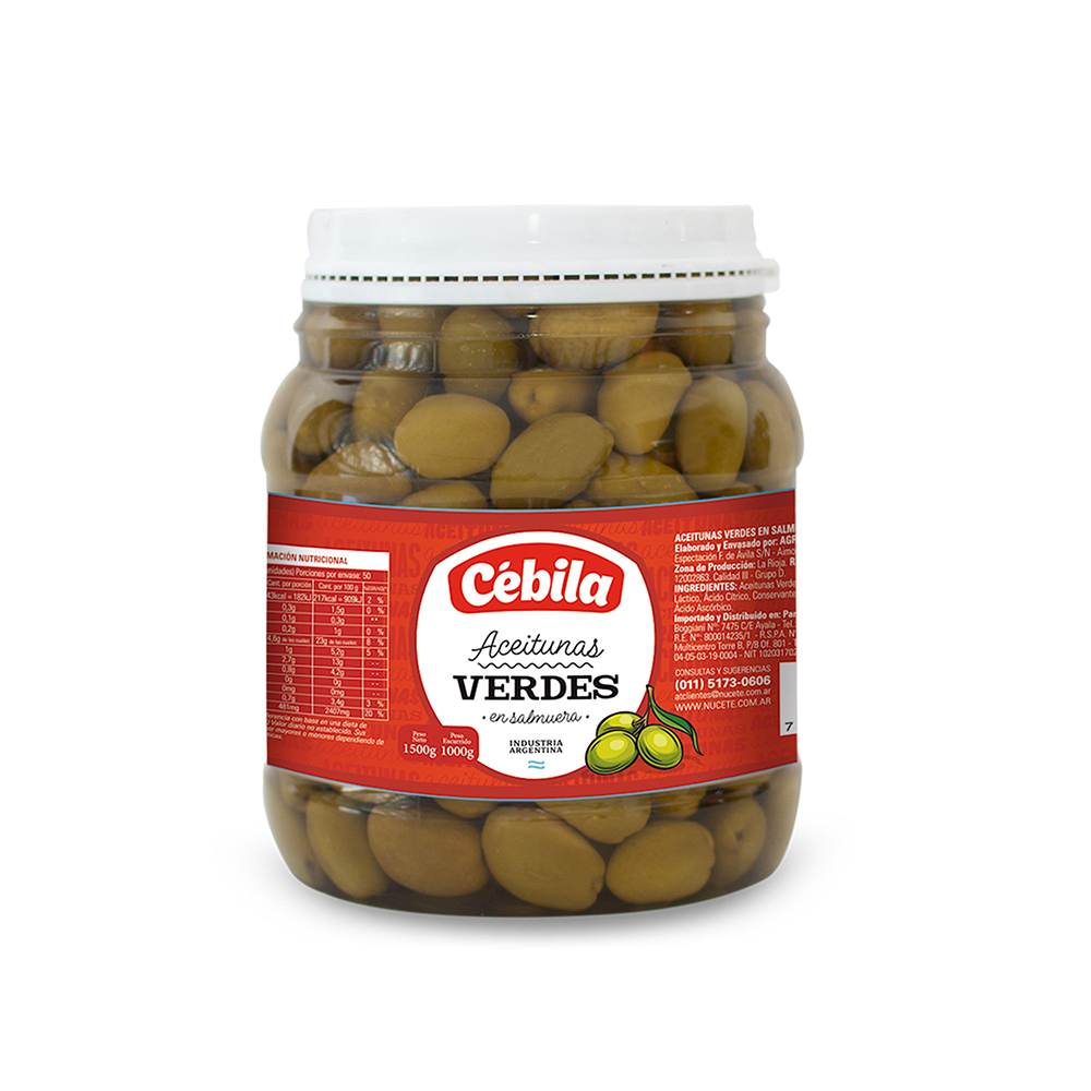 CEBILA ACEITUNA VERDE x3KG PET