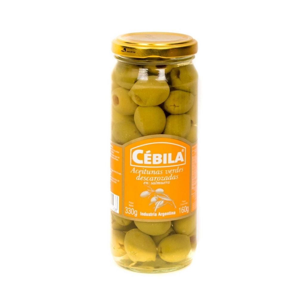 CEBILA ACEITUNA VERDE x330g DESC FRASCO