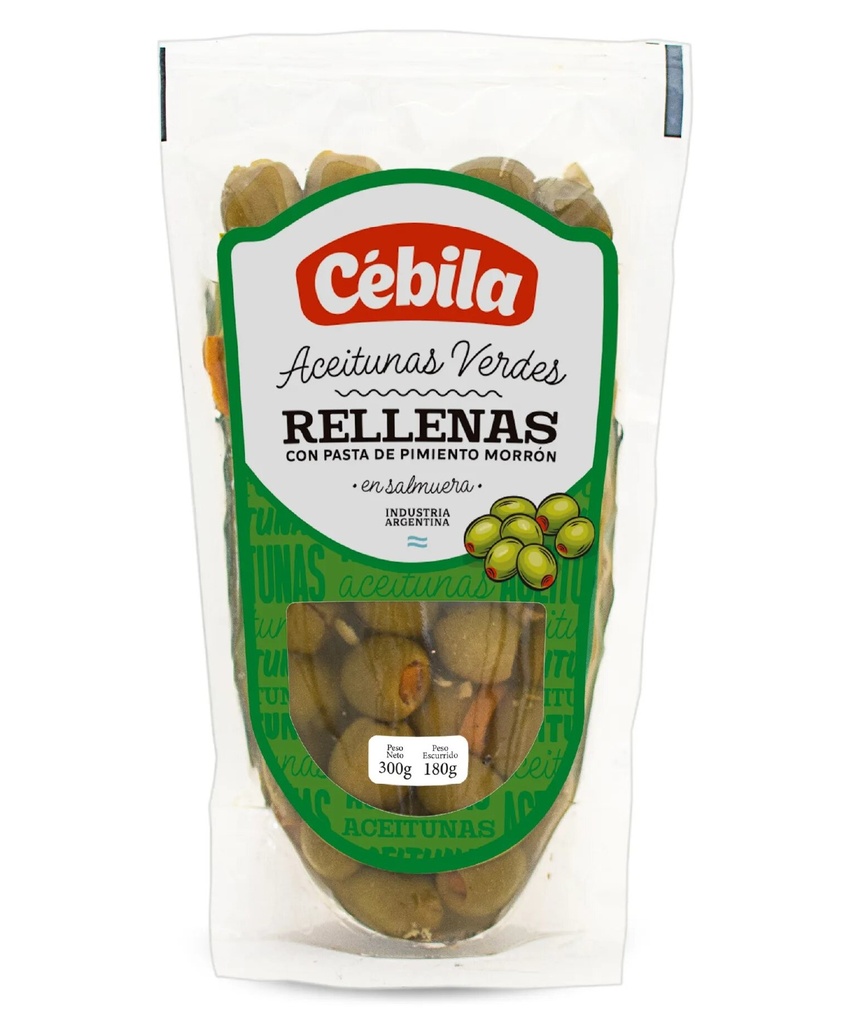 CEBILA ACEITUNA VERDE x300g DP RELL