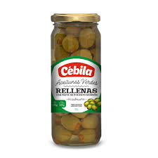 CEBILA ACEITUNA VERDE x330g RELL FRASCO