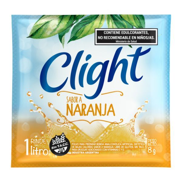 CLIGHT JUGO SOBRE x1u NARANJA