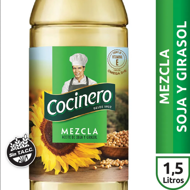COCINERO ACEITE x1.5L MEZCLA