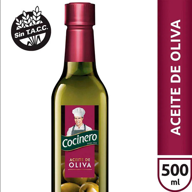 COCINERO ACEITE x500cc OLIVA PURO
