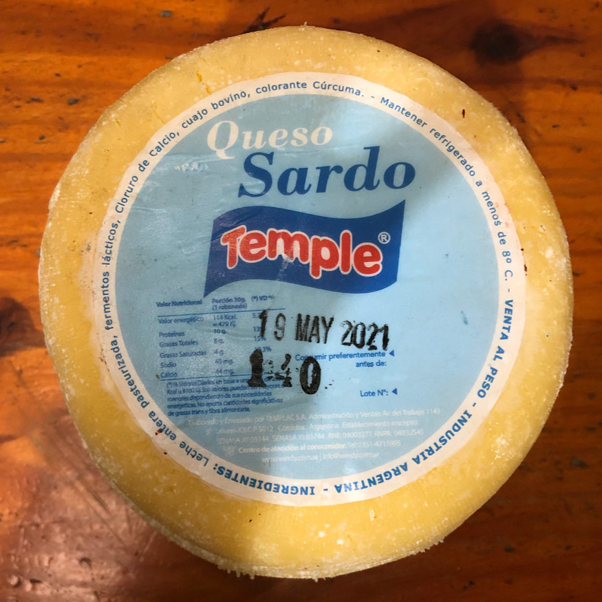 TEMPLE QUESO SARDO xKG