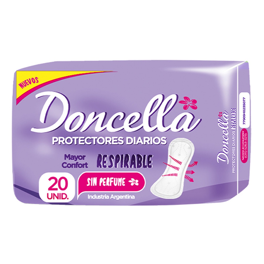 DONCELLA PROTEC RESPIRACION x20u