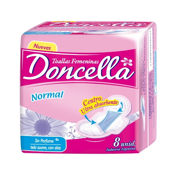 DONCELLA TOALLA NORMAL x8u ALA