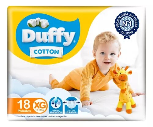 DUFFY PAÑAL COTTON XG x18u