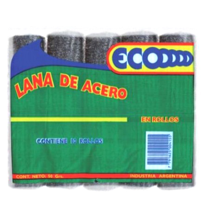 ECOO LANA ACERO x10g