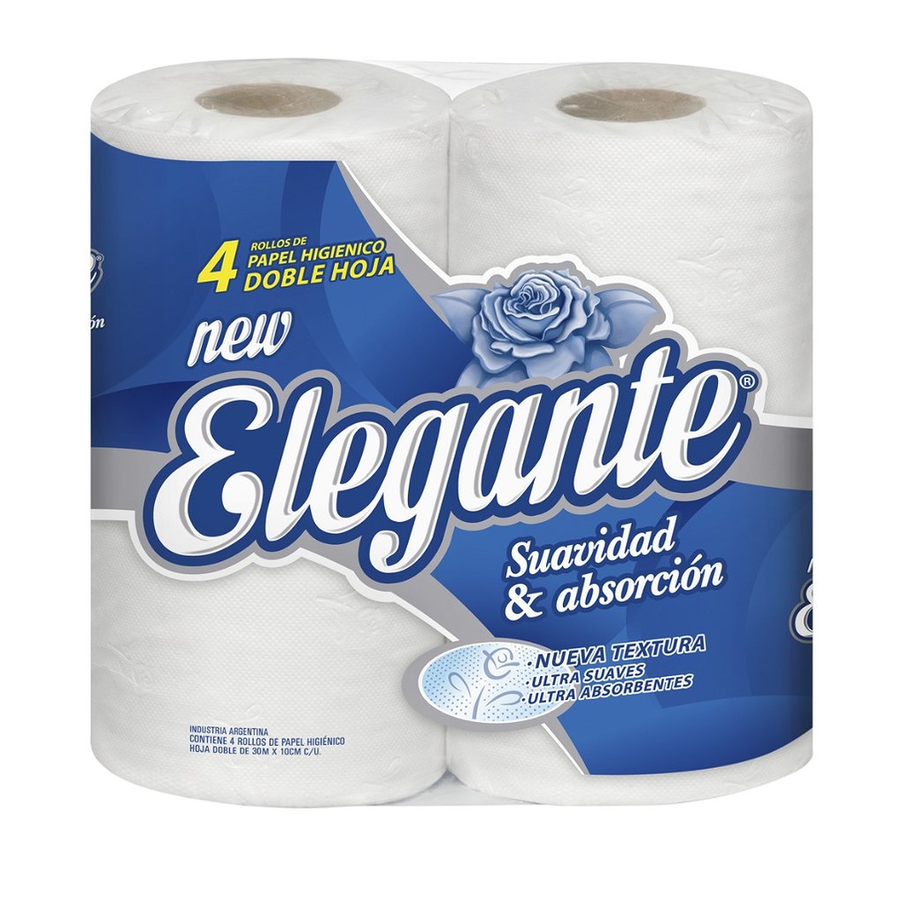 ELEGANTE PAPEL HIG 4x30m D/H PREMIUN