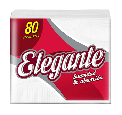 ELEGANTE SERVILLETA 80u 32x32cm