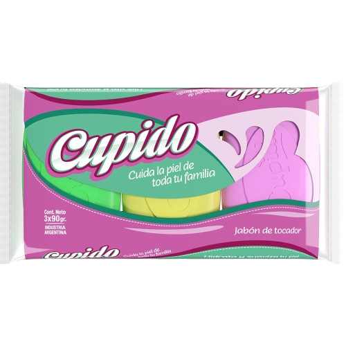 CUPIDO JABON TOC TRICOLOR 3x90g