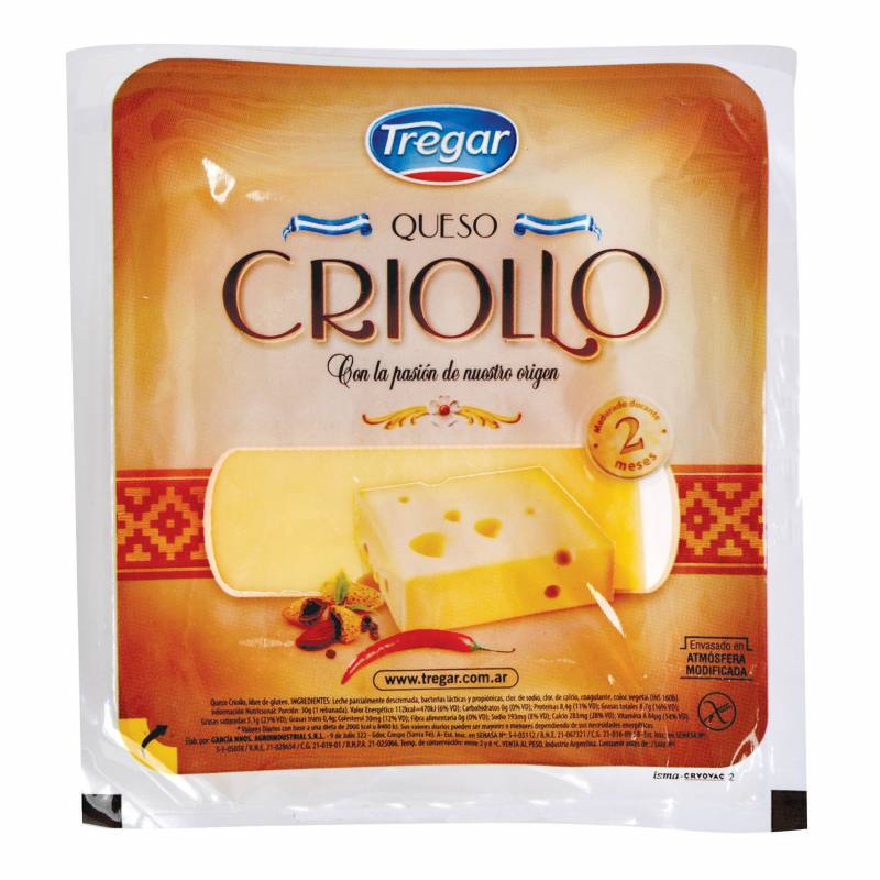 TREGAR QUESO CRIOLLO FRACC xKG