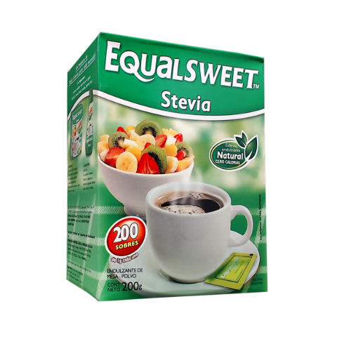 EQUALSWEET EDULCORANTE x200u SOBRES STEVIA