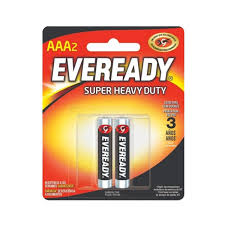 PILAS EVEREADY AAA x2u