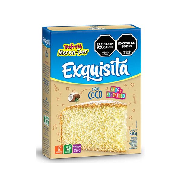 EXQUISITA BIZCOCHUELO x540g COCO