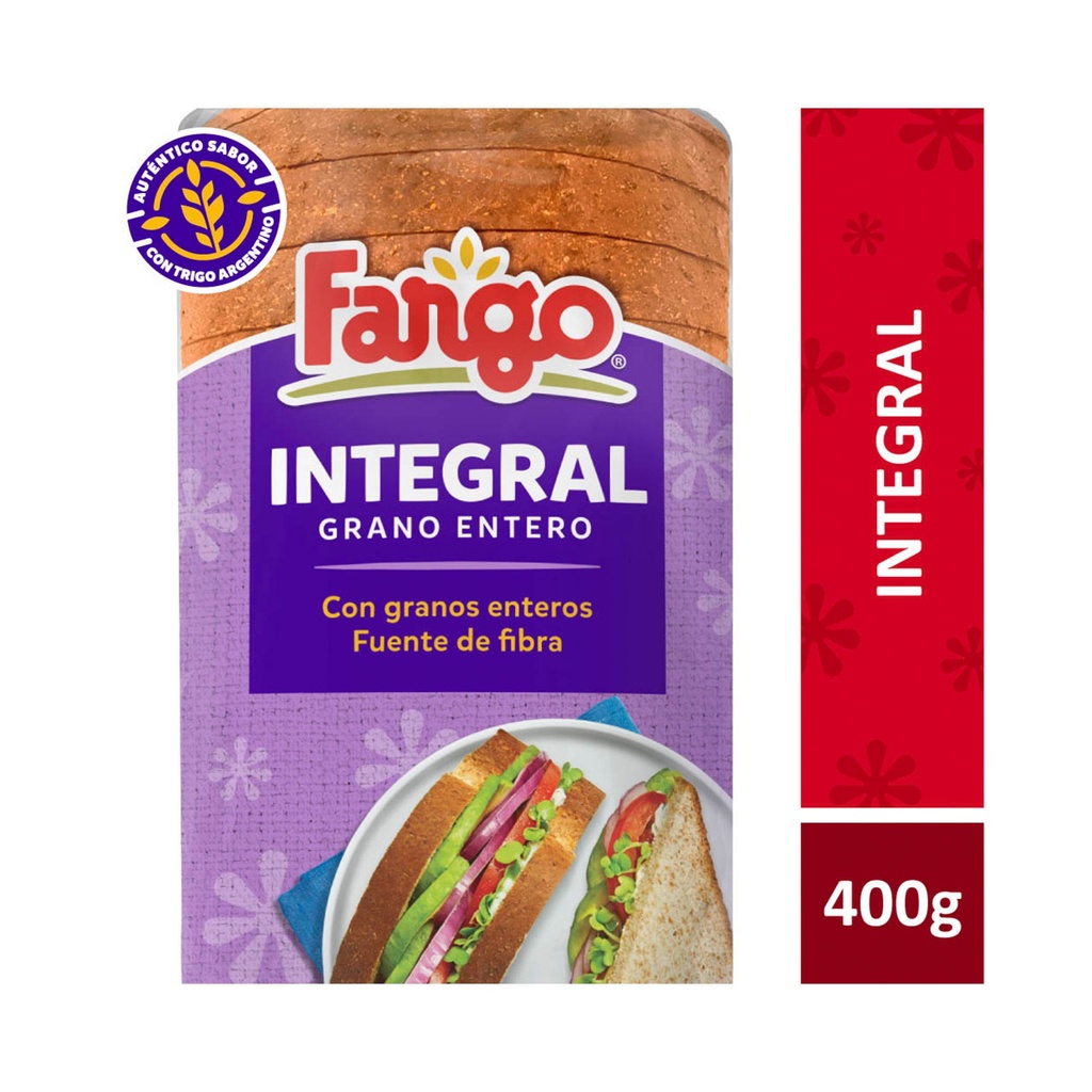 FARGO PAN INTEGRAL x420g GRANO ENTERO