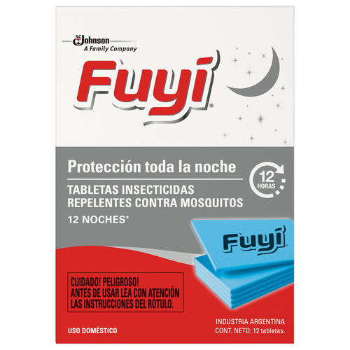 FUYI TABLETAS REPUESTO x12u
