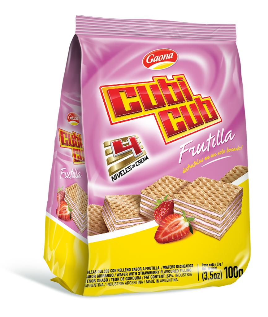 GAONA CUBICUB x100g FRUTILLA