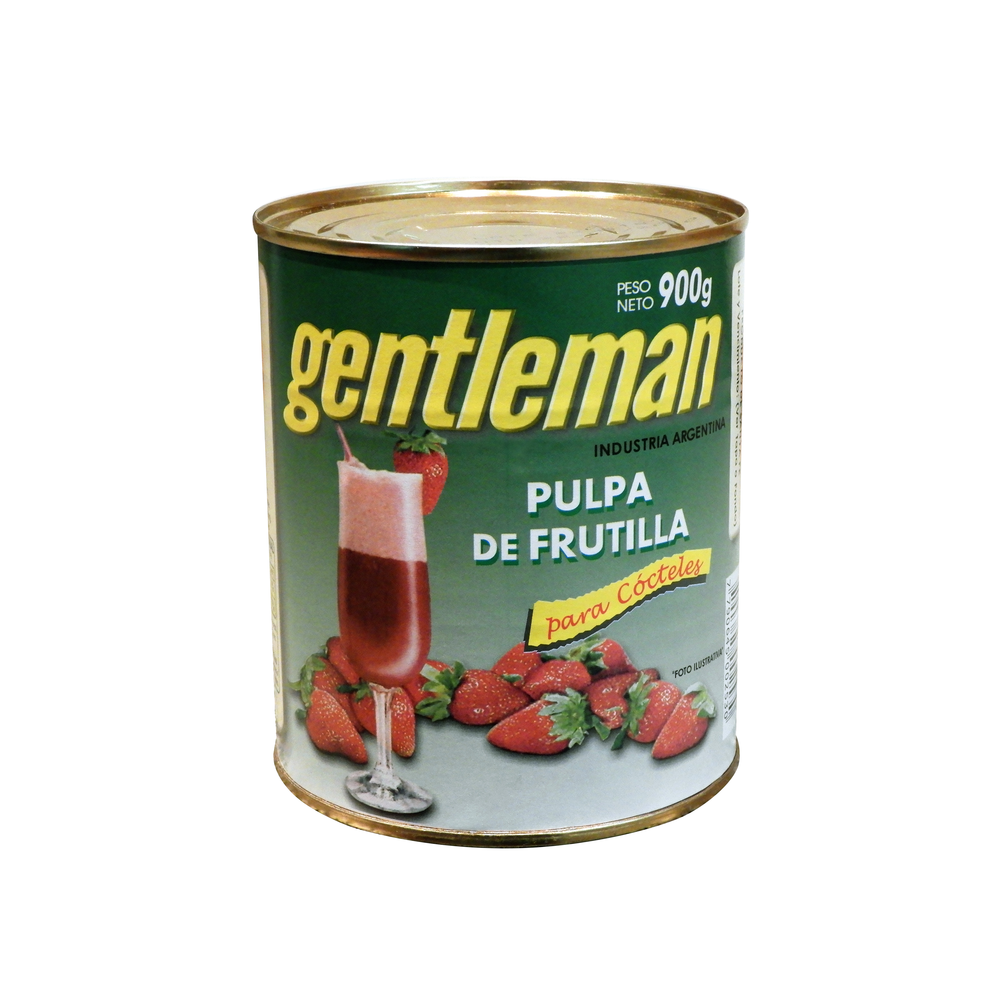 GENTLEMAN PULPA DE FRUTILLA x900g