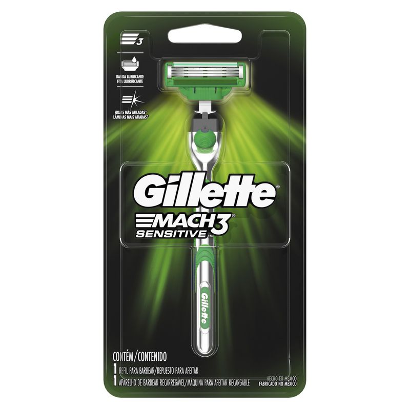 GILLETTE MACH3 MAQ x1u SENSITIVE