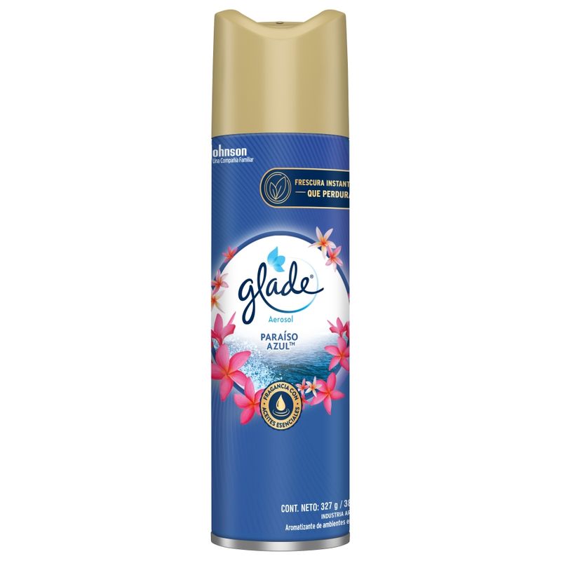 GLADE AEROSOL x380cc PARAISO AZUL