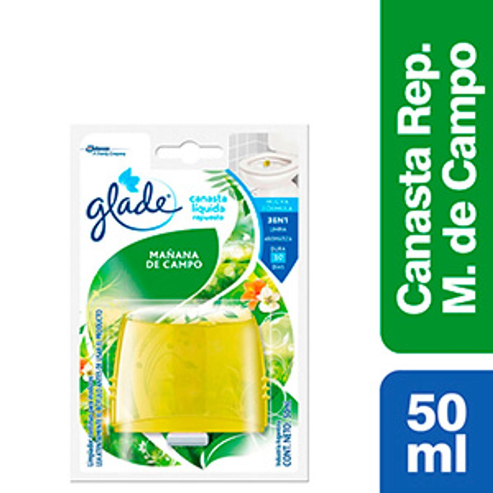 GLADE CANASTA LIQUIDA REP x50ml BRISA