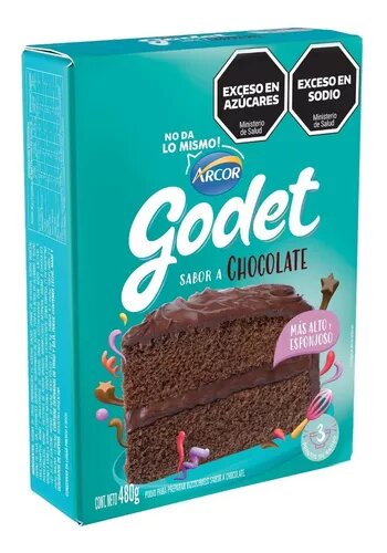 GODET BIZCOCHUELO x480g CHOCOLATE
