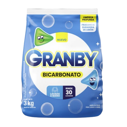 GRANBY JAB POLVO x3KG LAV MANO LIMON