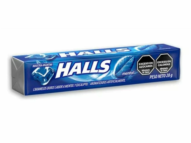 HALLS CARAMELOS x1u MENTOL