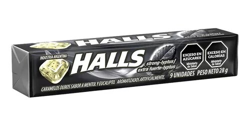 HALLS CARAMELOS x1u STRONG LYPTUS