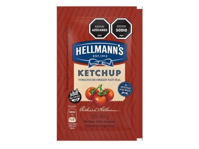 HELLMANNS KETCHUP x60g