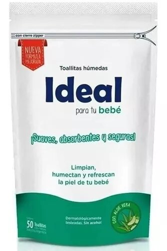 IDEAL TOALLAS HUMED x50u ALOE