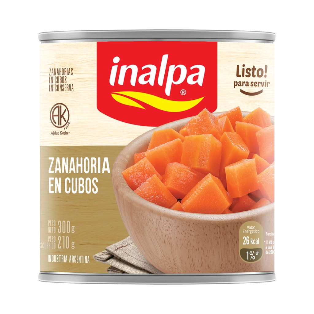 INALPA ZANAHORIA x300g CUBOS