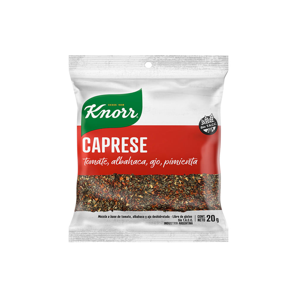 KNORR MIX ESPECIAS x20g CAPRESE