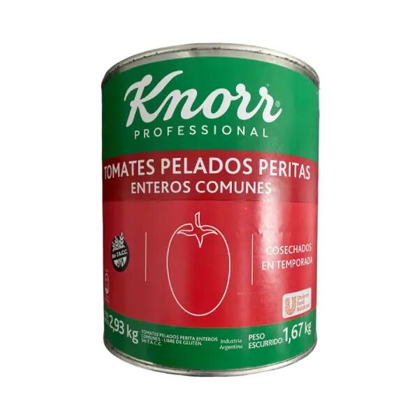 KNORR TOMATE PELADOS x2.93KG