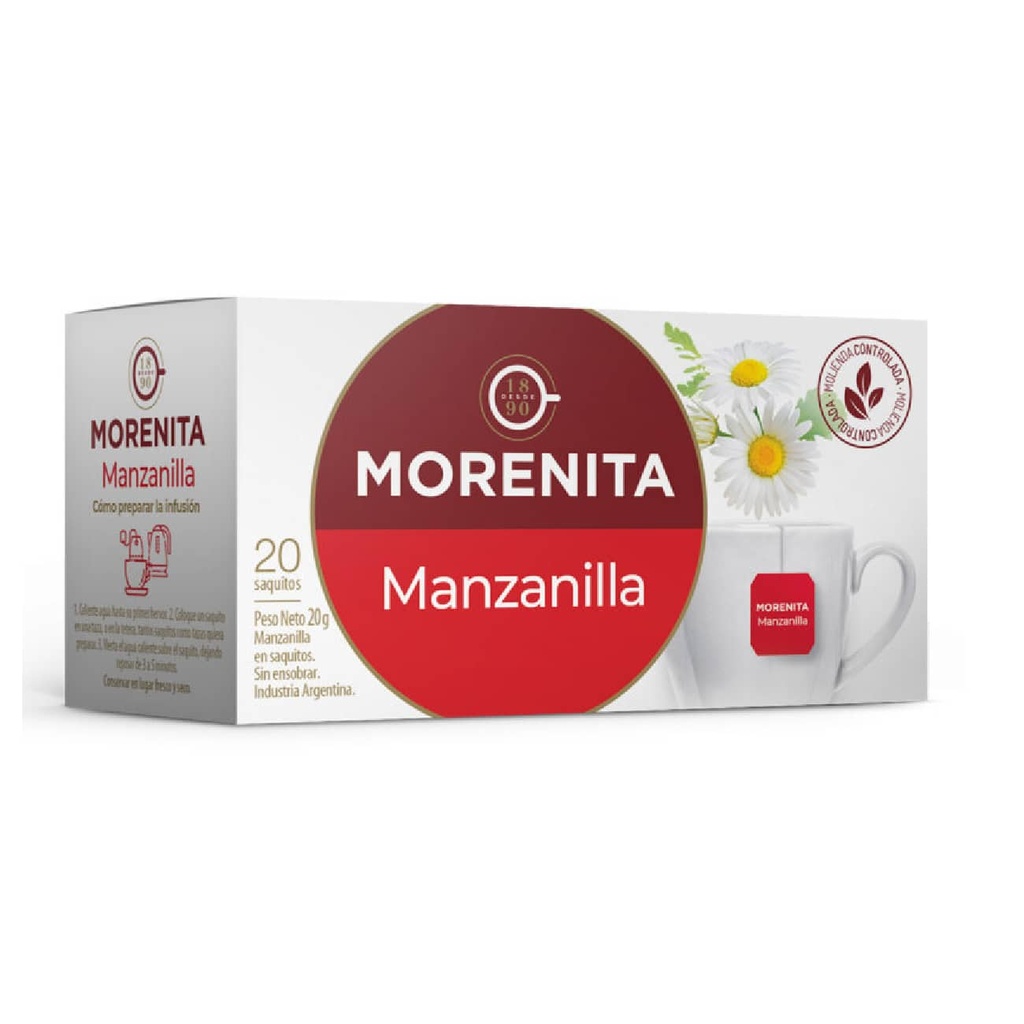 LA MORENITA TE x20u MANZANILLA
