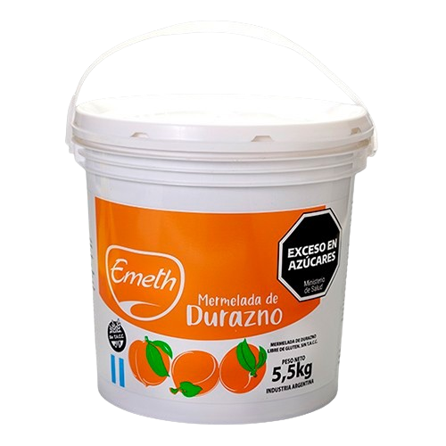 EMETH MERMELADA x5.5KG DURAZNO BALDE