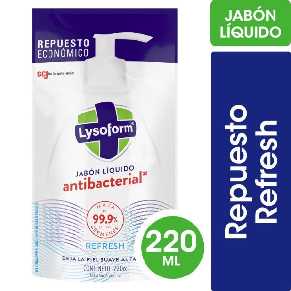 LYSOFORM JABON LIQ x220ml REFRESH