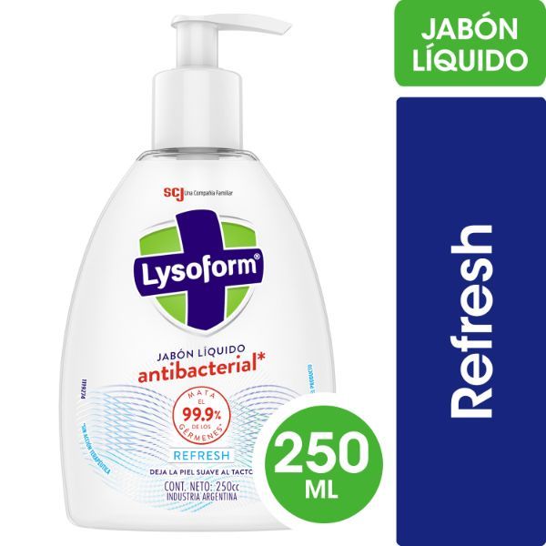 LYSOFORM JABON LIQ x250ml REFRESH